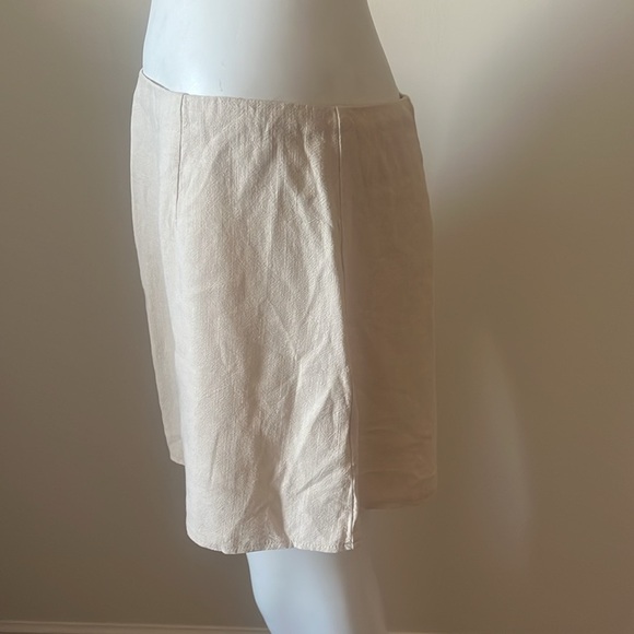 Princess Poly Beige Mini Skirt Size 12 - Picture 2 of 8